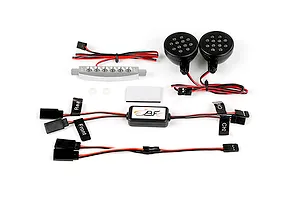 Rovan Light Controller w/ Silver Rear Light and Front Lights