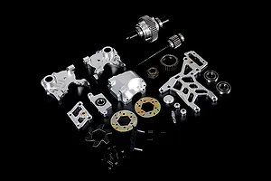 Rovan 1/5 Baja Silver Aluminium Gear Differential Transmission Assembly