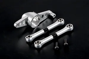 Rovan Silver Aluminium Dual Steering Mounts Set image 5