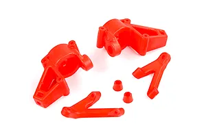 Rovan Red Nylon Front Steering Hub Set image 2