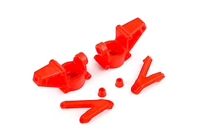 Rovan Red Nylon Front Steering Hub Set image 5