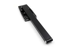 Yeah Racing black aluminium LED pit light folded flat against its integrated parts tray on a white background.
