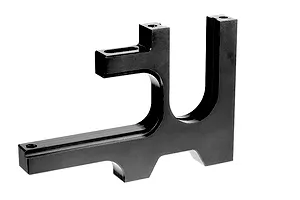 Team Corally Aluminium Motor Bulkhead - Black