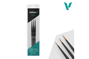 Vallejo Definition Brush Set 3Pcs