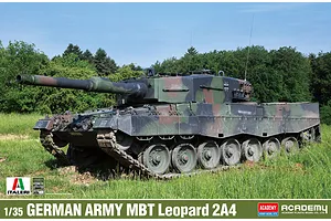 Academy 1/35 German Army MBT Leopard 2A4 Scaled Plastic Model Kit