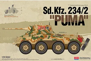 Academy 1/35 Sd.Kfz.234/2 Puma Scaled Plastic Model Kit