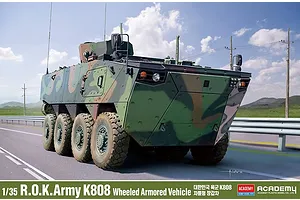 Academy 1/35 R.O.K. Army K808 Wheeled Armored Vehicle Scaled Plastic Model Kit