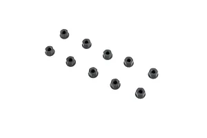 Axial Steel Serrated Wheel Nuts 10Pcs