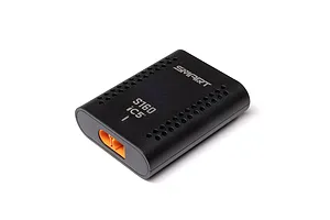 Spektrum S160 Smart Charger showing the IC5 connector port and black plastic housing on a white background.