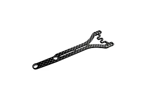 RC Maker 2.0mm Carbon Fibre Medium Flex Rear Topdeck