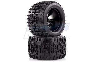 Louise 2.8" MT-Pioneer Tyres on (0 Offset) Chrome Rims - Glued Wheels 2Pcs image 16125