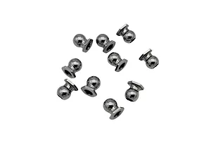 RC Maker 5.0mm Polished Female Lower Suspension Ball Studs 10Pcs