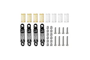GPM Aluminium 26mm Adjustable Shocks 4Pcs - Silver