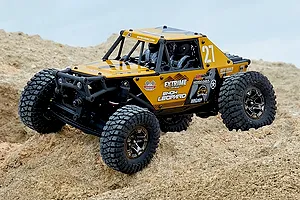 UDI UCX24 Snow Leopard RC Rock Crawler Electric Brushless 4WD 1/24 Scale RTR - Yellow