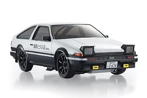 Kyosho First Mini-Z Initial D Toyota Trueno AE86 RC Car Electric 2WD 1/28 RTR - White/Black