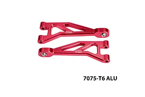 GPM Aluminium Rear Upper Suspension Arms 2Pcs - Red