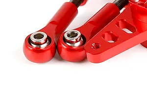Rovan Red Aluminium Dual Steering Mounts Set image 3