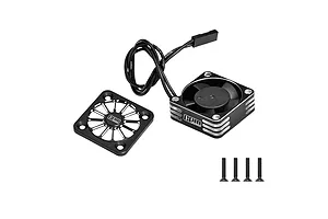 GPM Aluminium 30x10mm 20,000 RPM High Speed Cooling Fan - Black