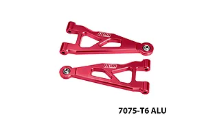 GPM Aluminium Front Lower Suspension Arms 2Pcs - Red