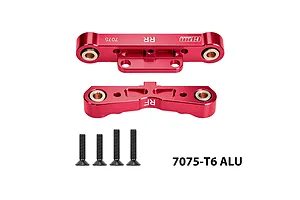 GPM Aluminium Rear Lower Suspension Arm Pin Brace 2Pcs - Red
