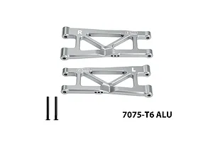 GPM Aluminium Rear Lower Suspension Arms 2Pcs - Silver