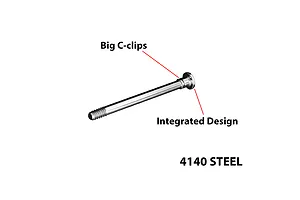 GPM Carbon Steel Shock Shafts 4Pcs image 2