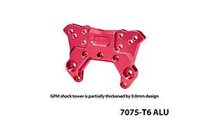GPM Aluminium Front Shock Tower - Red