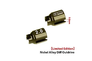 GPM Nickel Alloy Front or Rear Diff Outdrive Cups 2Pcs