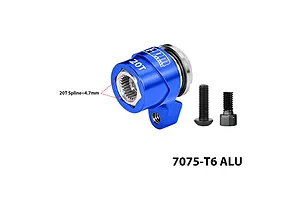 GPM Aluminium 20T Servo Horn with Servo Saver - Red image 2