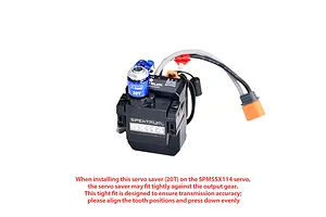 GPM Aluminium 20T Servo Horn with Servo Saver - Red image 3