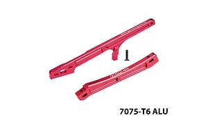 GPM Aluminium Front &amp; Rear Chassis Brace - Red