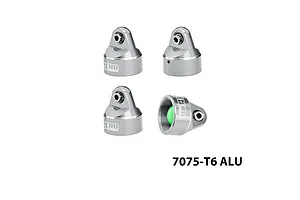 GPM Aluminium Shock Caps 4Pcs - Silver
