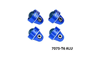 GPM Aluminium Shock Caps 4Pcs - Blue