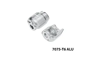 GPM Aluminium Shock Cap Protectors 2Pcs - Silver