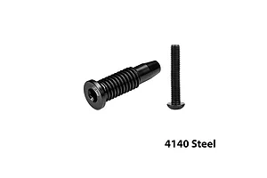 GPM steel steering bell crank post support screws in black against a clean white background.