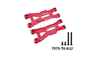 GPM Aluminium Front Lower Suspension Arms 2Pcs - Red