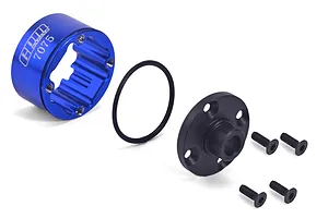 GPM Carbon Steel &amp;amp; Aluminium Front/Middle Differential Case - Black image 2
