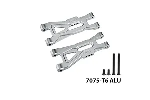 GPM Aluminium Front Lower Suspension Arms 2Pcs - Silver