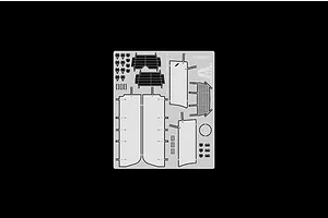 Photo-etched metal upgrade parts sheet for Italeri 1/12 Lancia Delta Integrale Safari 16V model kit.