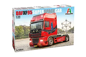 Italeri 1/24 DAF XF 95 "Super Space Cab" Semi Truck Scaled Plastic Model Kit