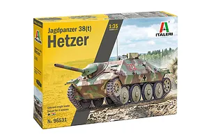 Italeri 1/35 Jagdpanzer 38(t) Hetzer Scaled Plastic Model Kit