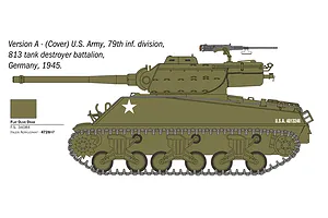 Italeri 1/35 M36B1 90mm Gun Motor Carriage Scaled Plastic Model Kit image 3