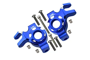 GPM Aluminium Front Steering Hubs 2Pcs - Blue