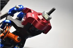 GPM Aluminium Front Steering Hubs 2Pcs - Blue image 4
