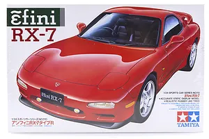 Tamiya 1/24 Mazda Efini RX-7 Scaled Plastic Model Kit image 16369