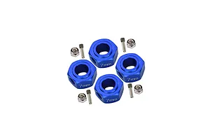 GPM Aluminium 12x7mm Hex Adaptors 4Pcs - Blue