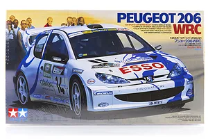 Tamiya 1/24 Peugeot 206 WRC Scaled Plastic Model Kit image 16399