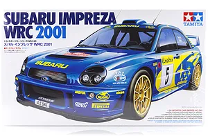 Tamiya 1/24 Subaru Impreza WRC '01 Scaled Plastic Model Kit image 16406