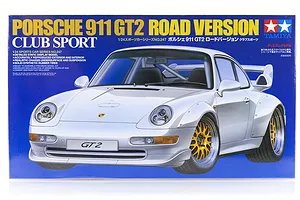 Tamiya 1/24 Porsche 911 GT2 Road Version Club Sport Scaled Plastic Model Kit image 16410
