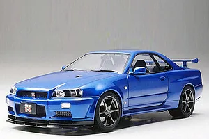 Tamiya 1/24 Nissan Skyline R34 GT-R V-spec II Scaled Plastic Model Kit image 16421